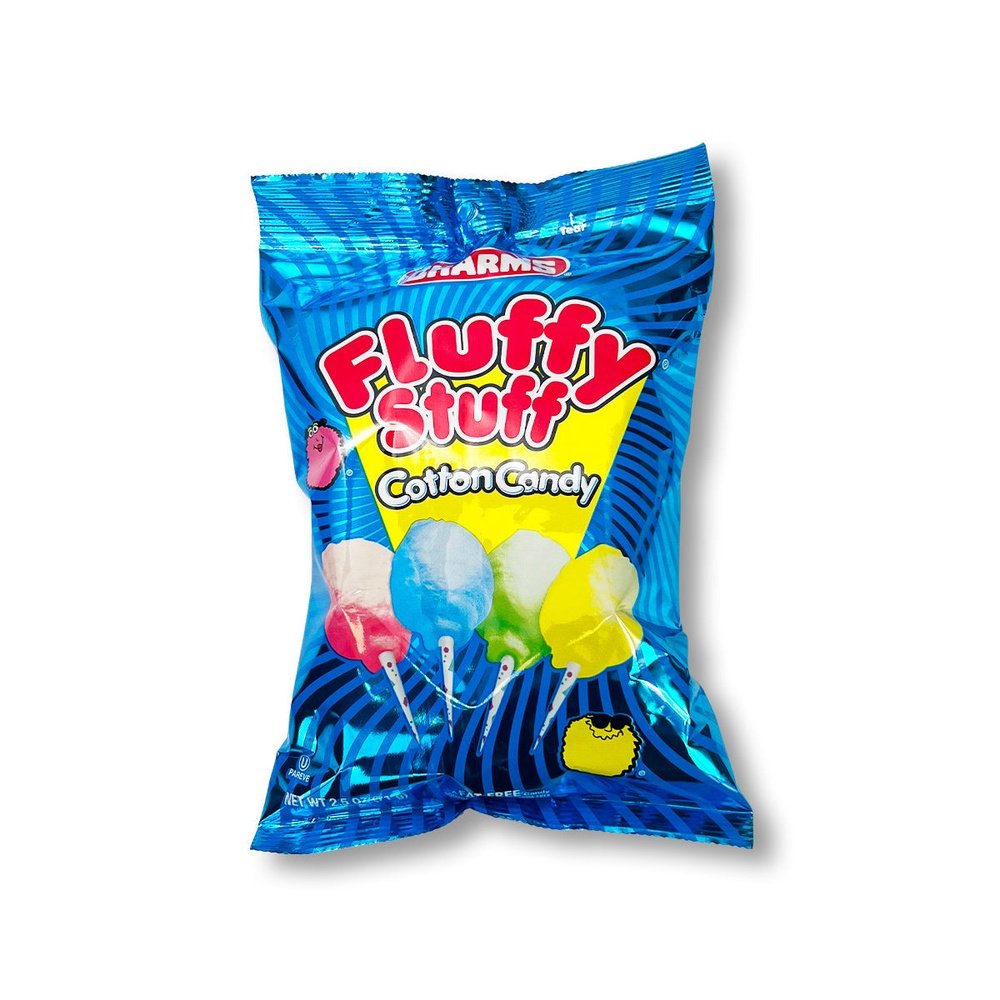 CHARMS FLUFFY STUFF COTTON CANDY, Zucchero filato (28g) — AffamatiUSA