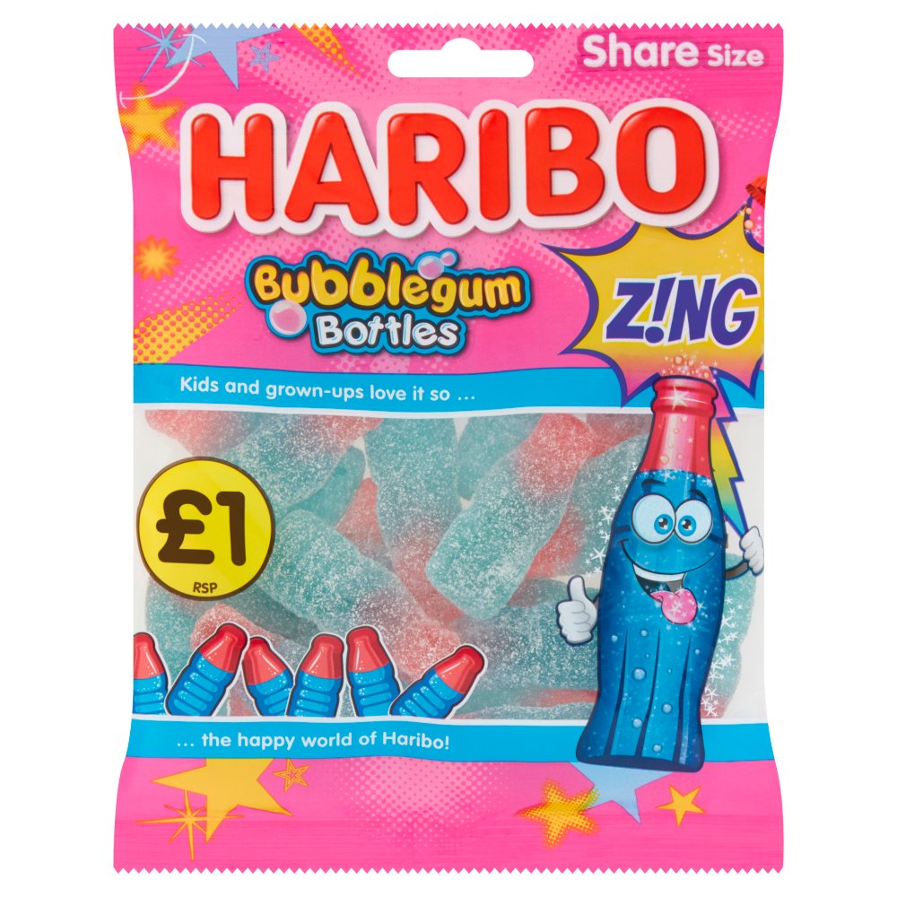 Haribo Bubblegum Bottles  Acquista da My American Shop