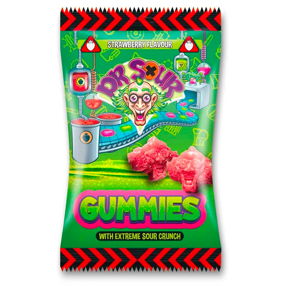 Dr Sour Gummies Strawberry