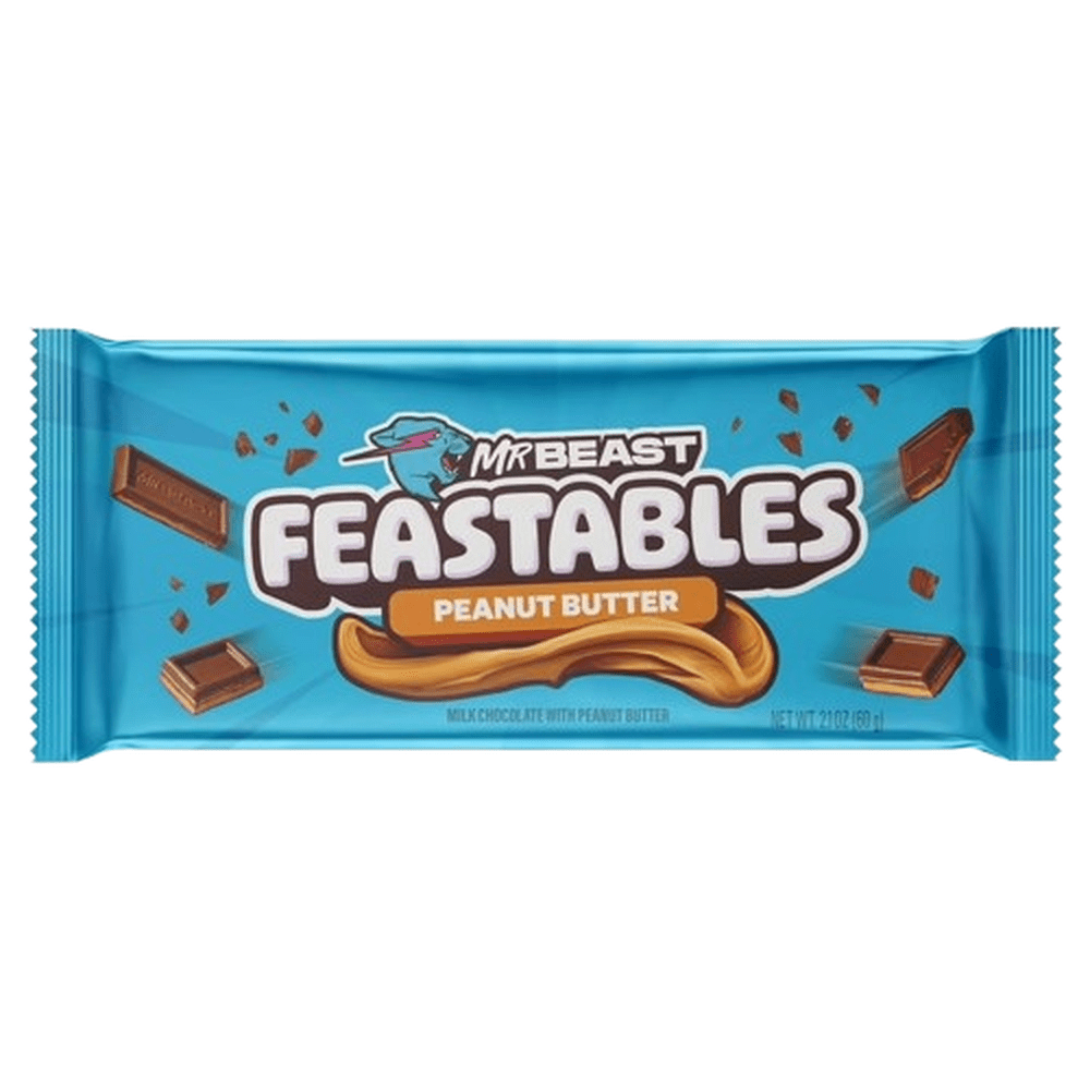 Mr Beast Feastables Chocolate Peanut Butter